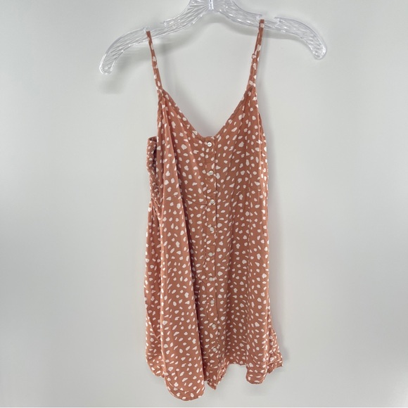 Aerie Spotted Button Tank Dress - Picture 6 of 10